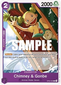 Chimney and Gonbe (OP03-065) - Pillars of Strength