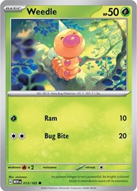 Weedle (013/165) - SV: Scarlet & Violet 151