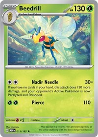 Beedrill (015/165) - SV: Scarlet & Violet 151