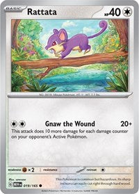 Rattata (019/165) - SV: Scarlet & Violet 151