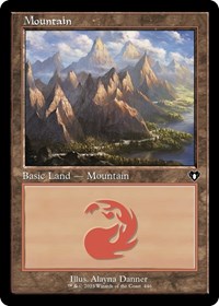 Mountain 446 Retro Frame (446) - Commander Masters
