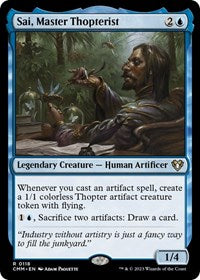 Sai Master Thopterist (118) - Commander Masters