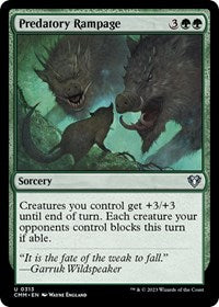 Predatory Rampage (313) - Commander Masters