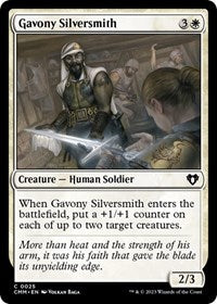 Gavony Silversmith (25) - Commander Masters