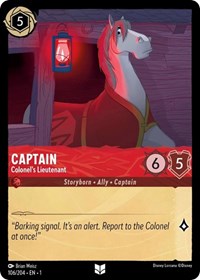 Captain - Colonel's Lieutenant (106/204) - The First Chapter