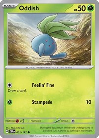 Oddish (001/197) - SV03: Obsidian Flames