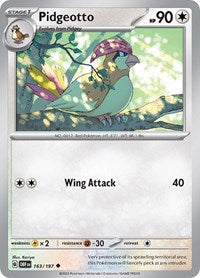 Pidgeotto (163/197) - SV03: Obsidian Flames
