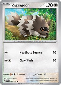 Zigzagoon (167/197) - SV03: Obsidian Flames