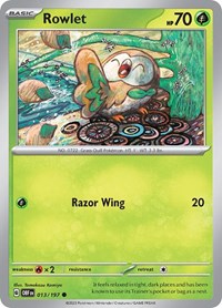 Rowlet (013/197) - SV03: Obsidian Flames