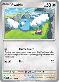 Swablu (169/197) - SV03: Obsidian Flames