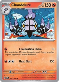 Chandelure (038/197) - SV03: Obsidian Flames