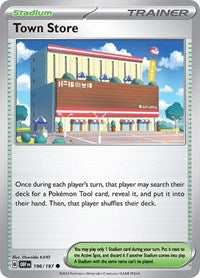Town Store (196/197) - SV03: Obsidian Flames