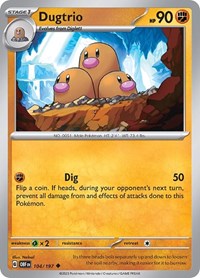 Dugtrio (104/197) - SV03: Obsidian Flames