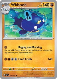 Whiscash (109/197) - SV03: Obsidian Flames