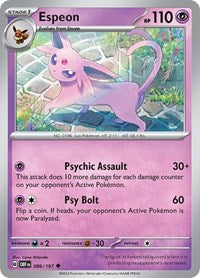 Espeon (086/197) - SV03: Obsidian Flames