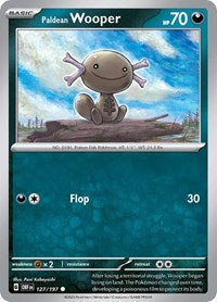 Paldean Wooper 127 197 (127/197) - SV03: Obsidian Flames