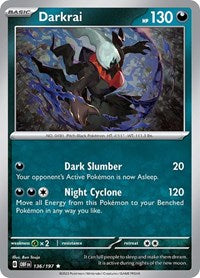 Darkrai (136/197) - SV03: Obsidian Flames