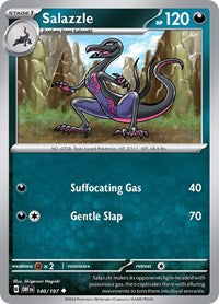 Salazzle (140/197) - SV03: Obsidian Flames