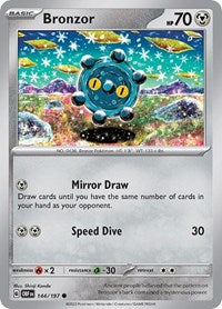 Bronzor (144/197) - SV03: Obsidian Flames