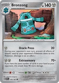 Bronzong (145/197) - SV03: Obsidian Flames