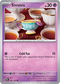 Sinistea (097/197) - SV03: Obsidian Flames
