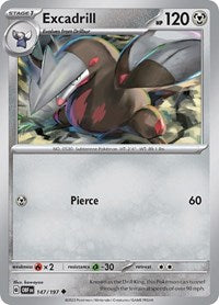 Excadrill (147/197) - SV03: Obsidian Flames