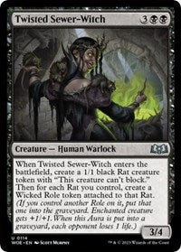 Twisted Sewer Witch (114) - Wilds of Eldraine
