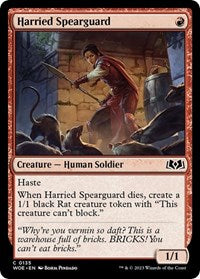 Harried Spearguard (135) - Wilds of Eldraine