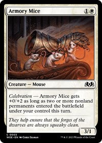 Armory Mice (3) - Wilds of Eldraine