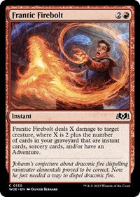 Frantic Firebolt (130) - Wilds of Eldraine