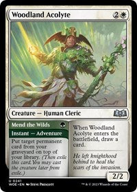 Woodland Acolyte (241) - Wilds of Eldraine