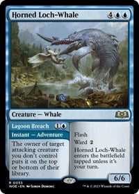 Horned Loch Whale (53) - Wilds of Eldraine