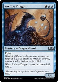 Archive Dragon (41) - Wilds of Eldraine