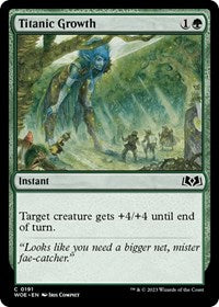 Titanic Growth (191) - Wilds of Eldraine