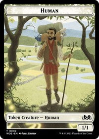 Human Token (2) - Wilds of Eldraine
