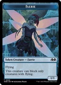 Faerie Token (5) - Wilds of Eldraine