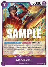 Mr5 Gem (OP04-072) - Kingdoms of Intrigue