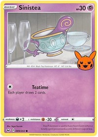 Sinistea (089/202) - Trick or Trade BOOster Bundle 2023