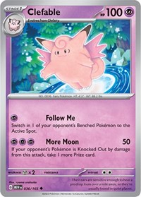 Clefable (036/165) - SV: Scarlet & Violet 151