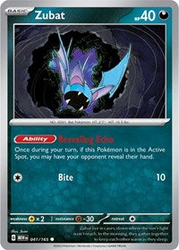 Zubat (041/165) - SV: Scarlet & Violet 151