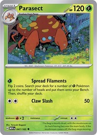 Parasect (047/165) - SV: Scarlet & Violet 151