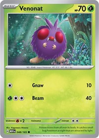 Venonat (048/165) - SV: Scarlet & Violet 151