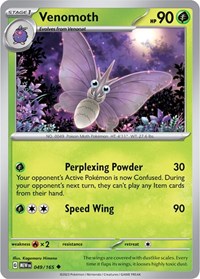 Venomoth (049/165) - SV: Scarlet & Violet 151