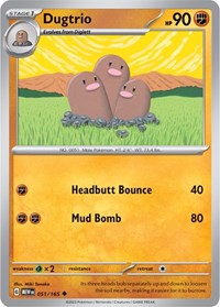 Dugtrio (051/165) - SV: Scarlet & Violet 151