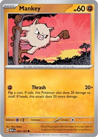 Mankey (056/165) - SV: Scarlet & Violet 151