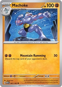 Machoke 067 165 (067/165) - SV: Scarlet & Violet 151