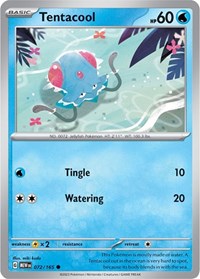 Tentacool (072/165) - SV: Scarlet & Violet 151