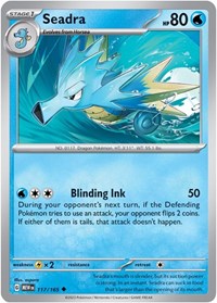 Seadra (117/165) - SV: Scarlet & Violet 151