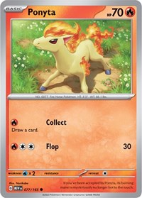 Ponyta (077/165) - SV: Scarlet & Violet 151