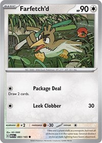 Farfetch'd (083/165) - SV: Scarlet & Violet 151